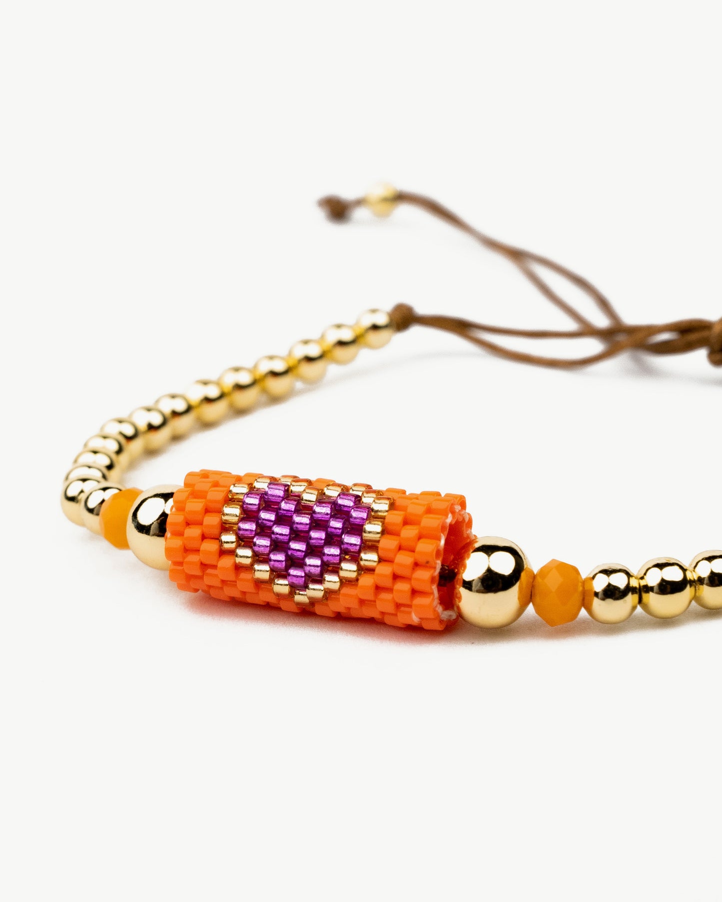 Purple Heart Charm Bracelet