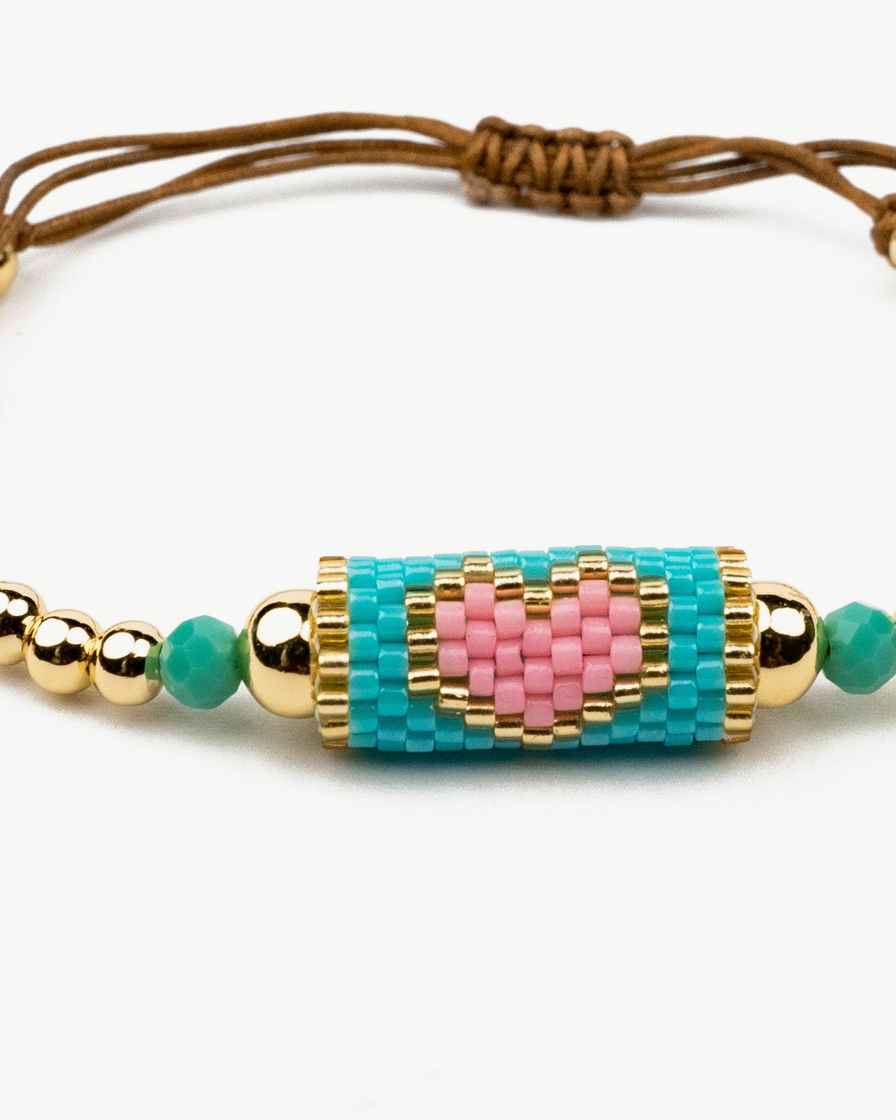Pink Heart Charm Bracelet