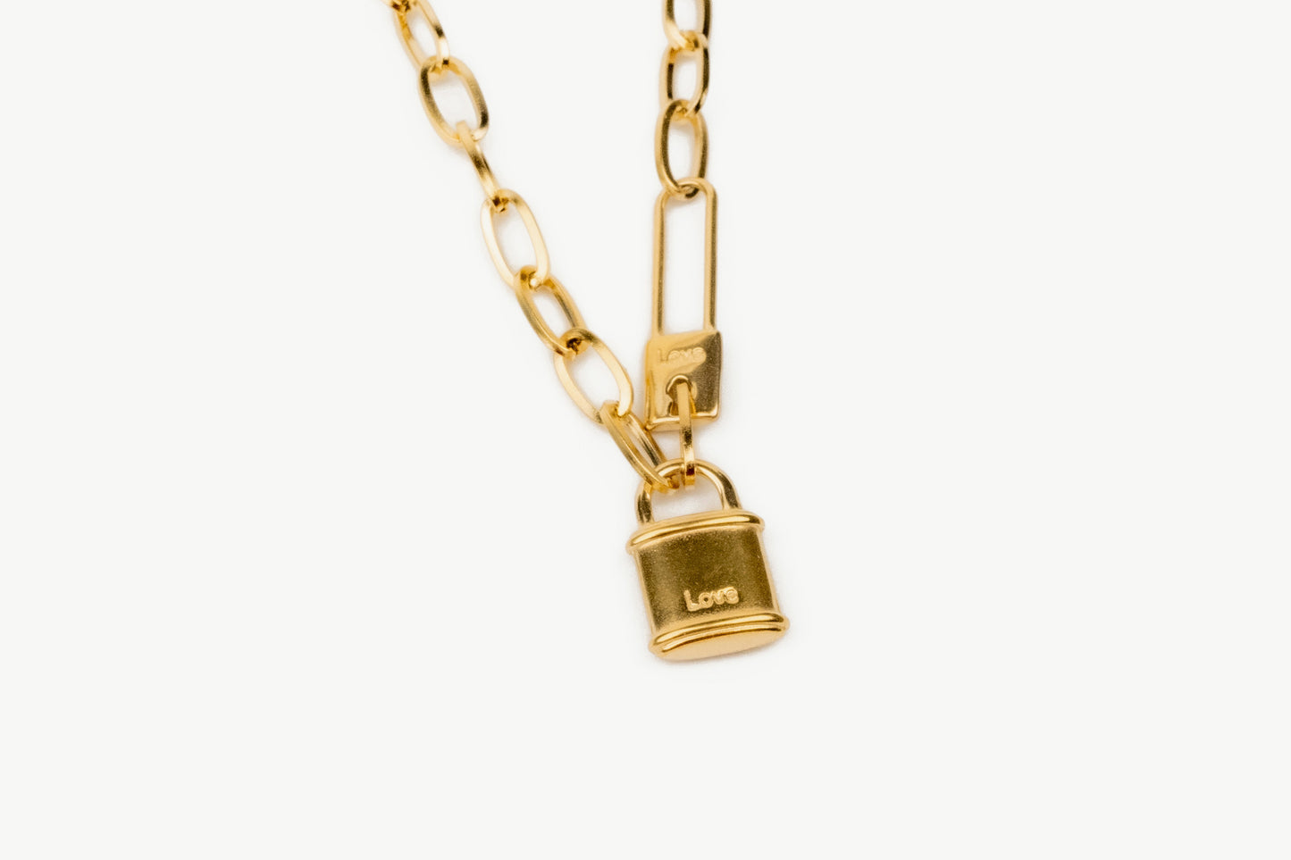 Love Link Paperclip Necklace