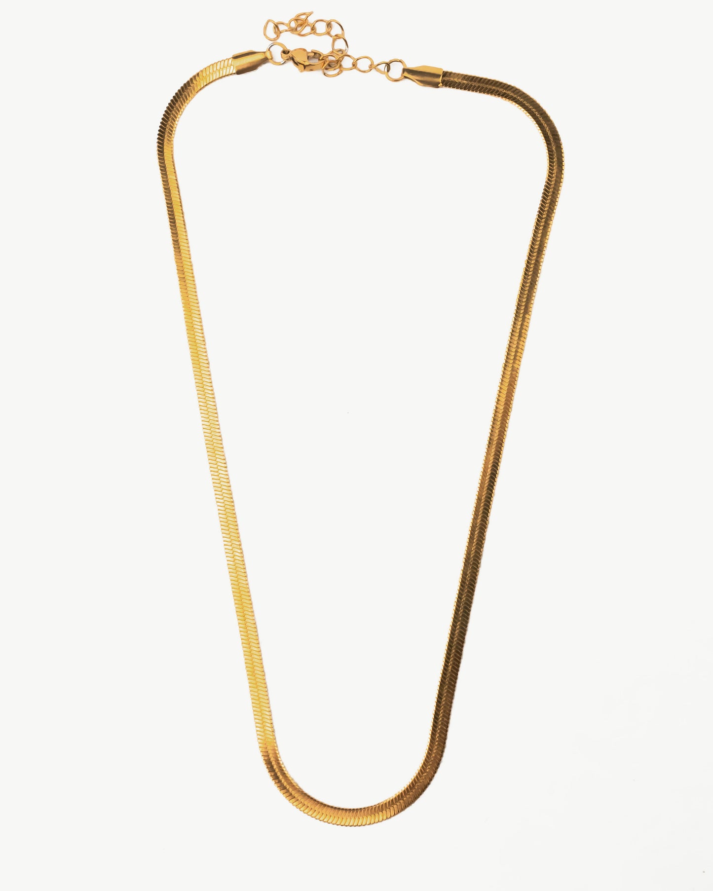 Flat Snake Chain Necklace