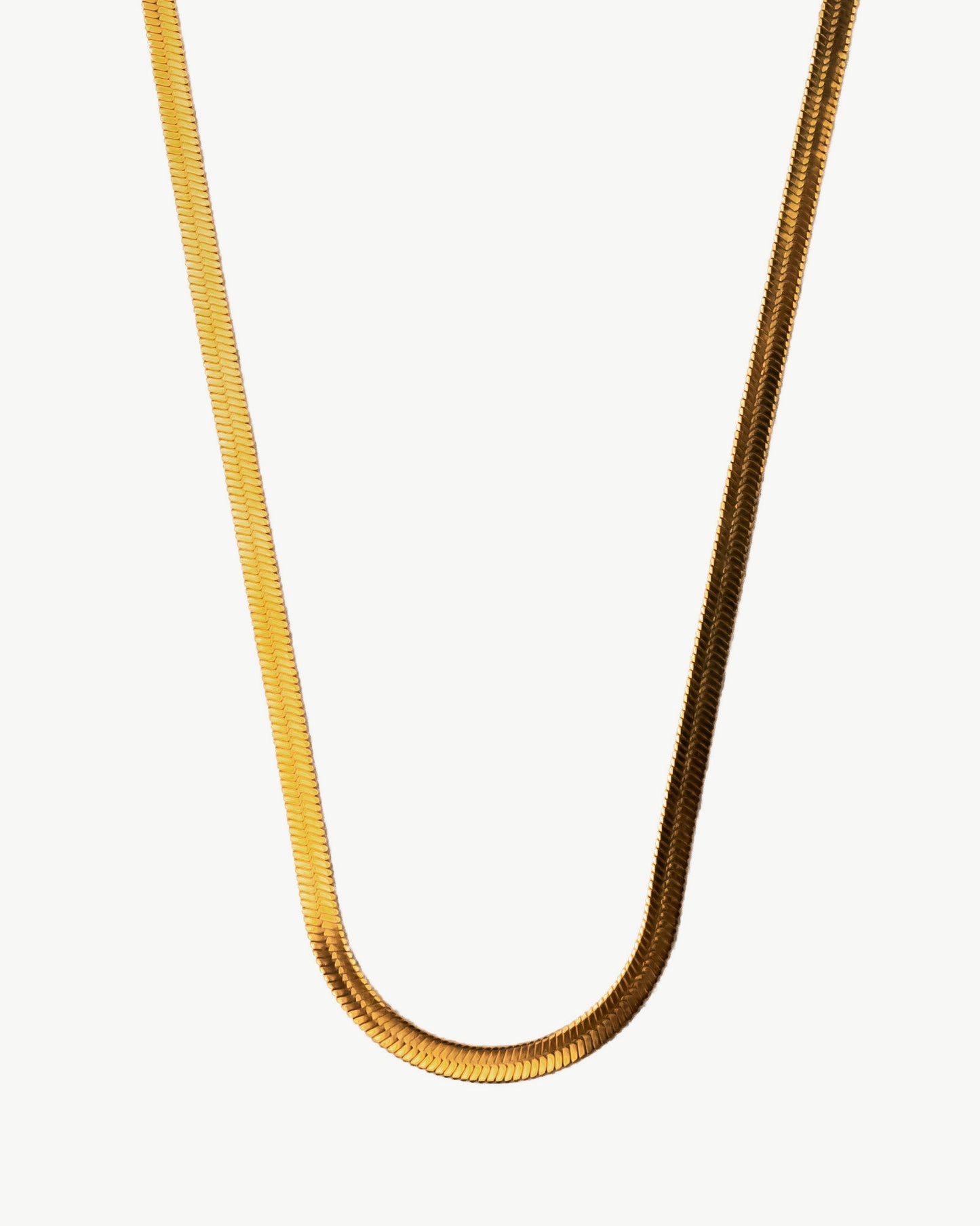 Flat Snake Chain Necklace