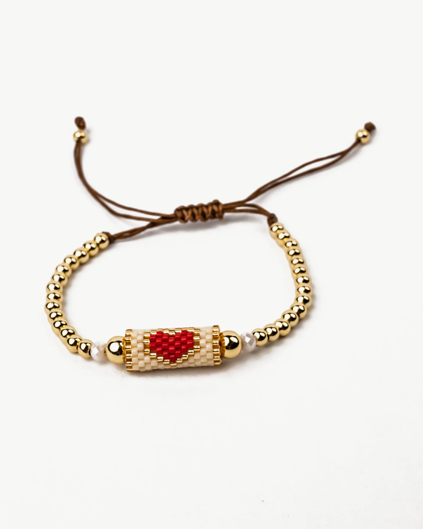 Red Heart Charm Bracelet