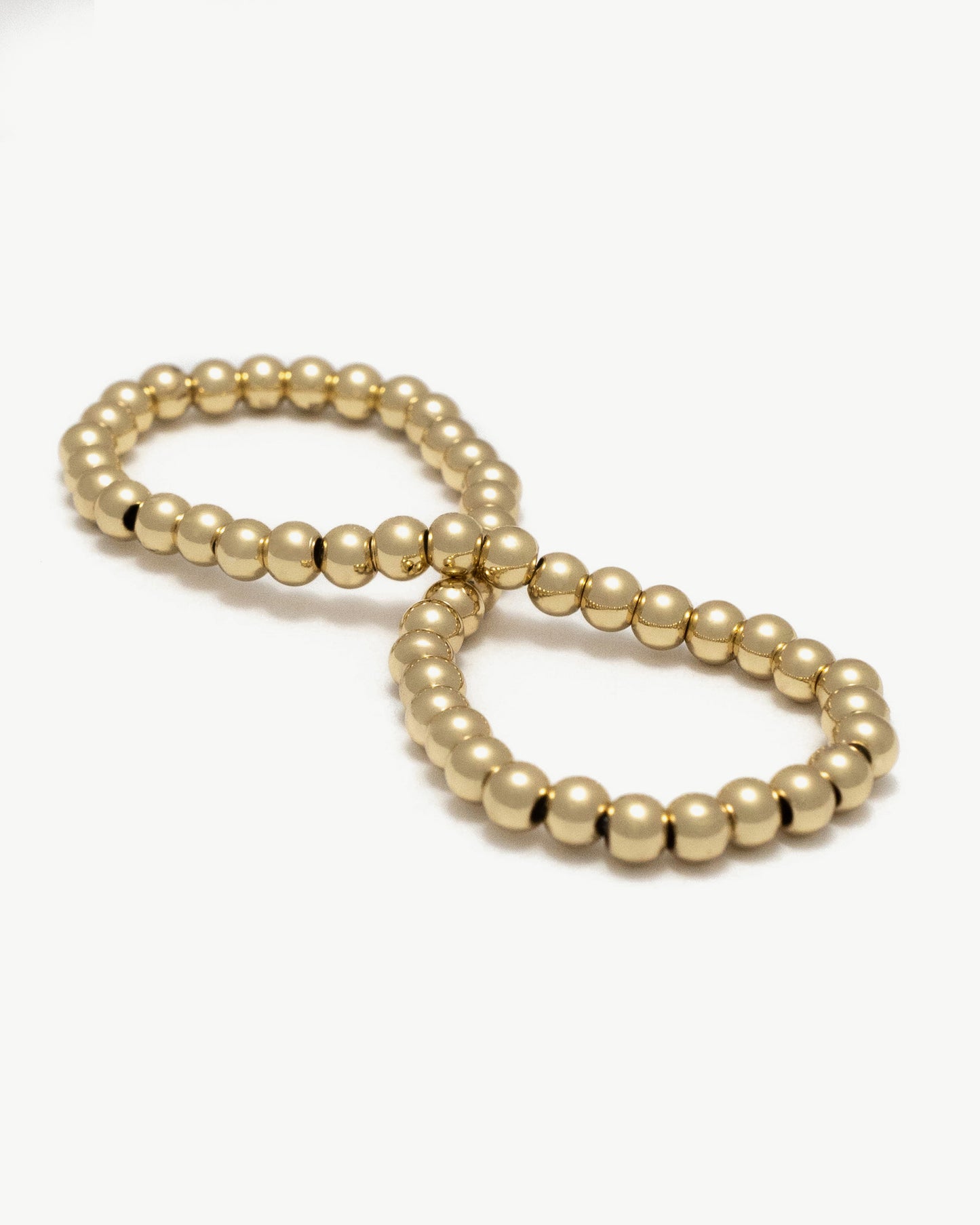 Gold Bead Bracelet (3mm)