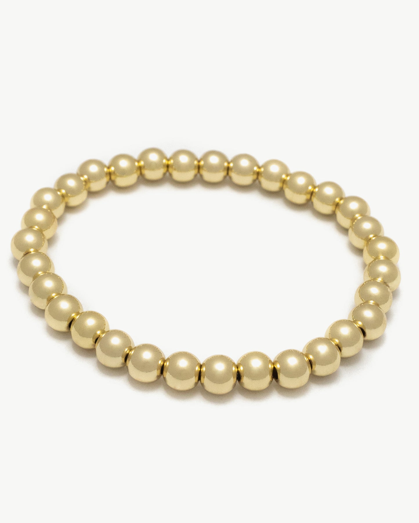Gold Bead Bracelet (8mm)