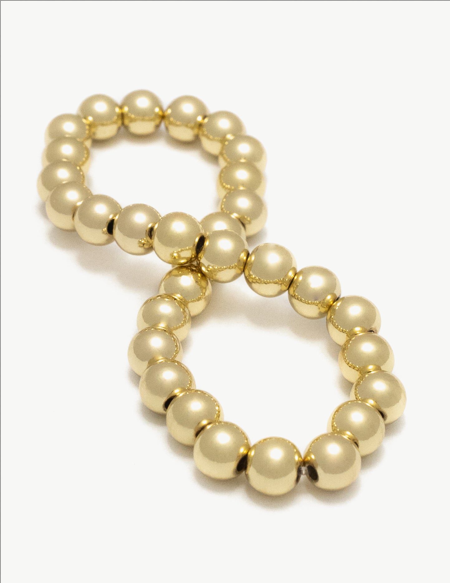 Gold Bead Bracelet (8mm)