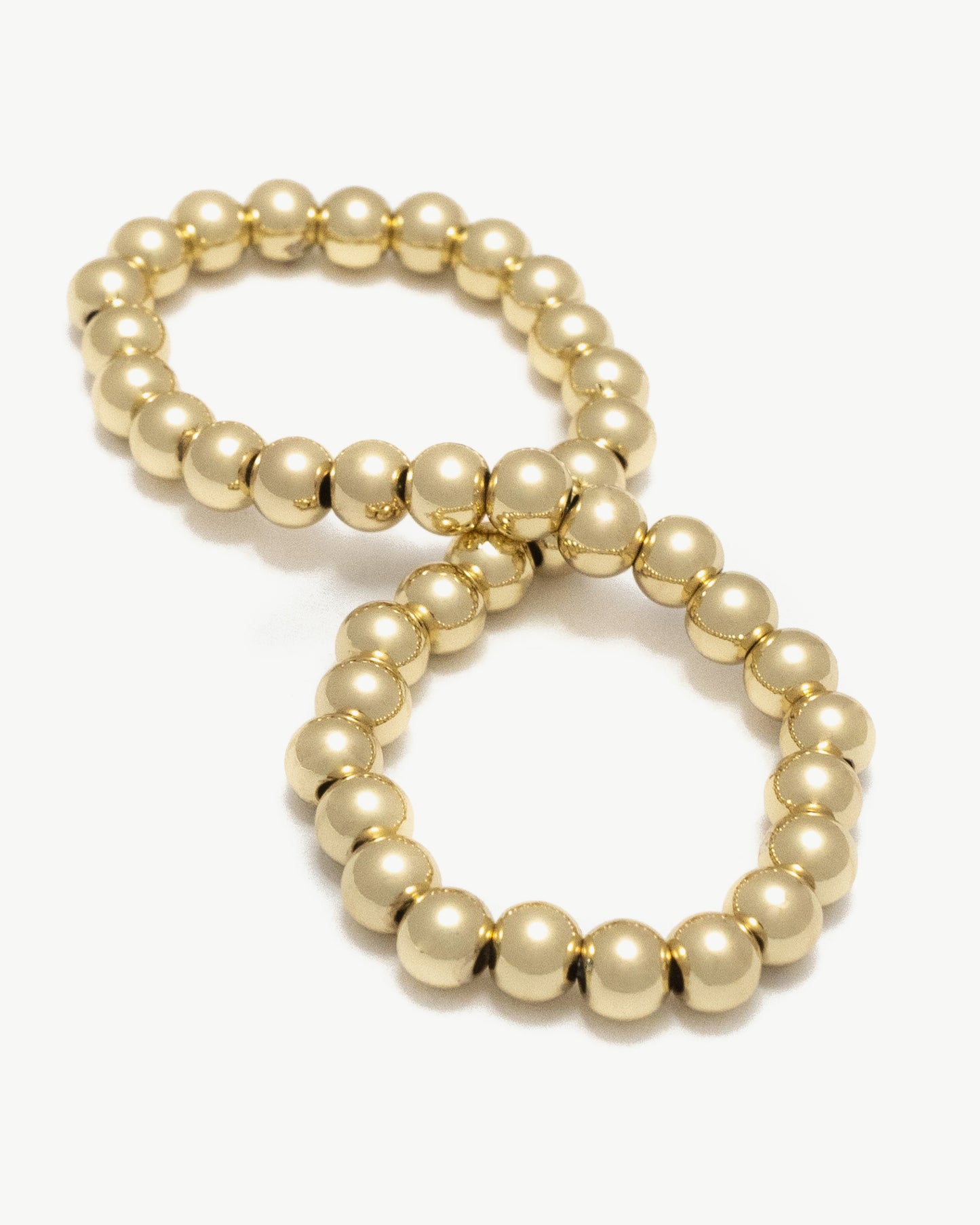 Gold Bead Bracelet (4mm)